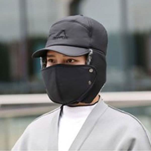 Men's Winter Thick Warm Casual Earmuffs Cap Men's Shoes & Accessories - DailySale