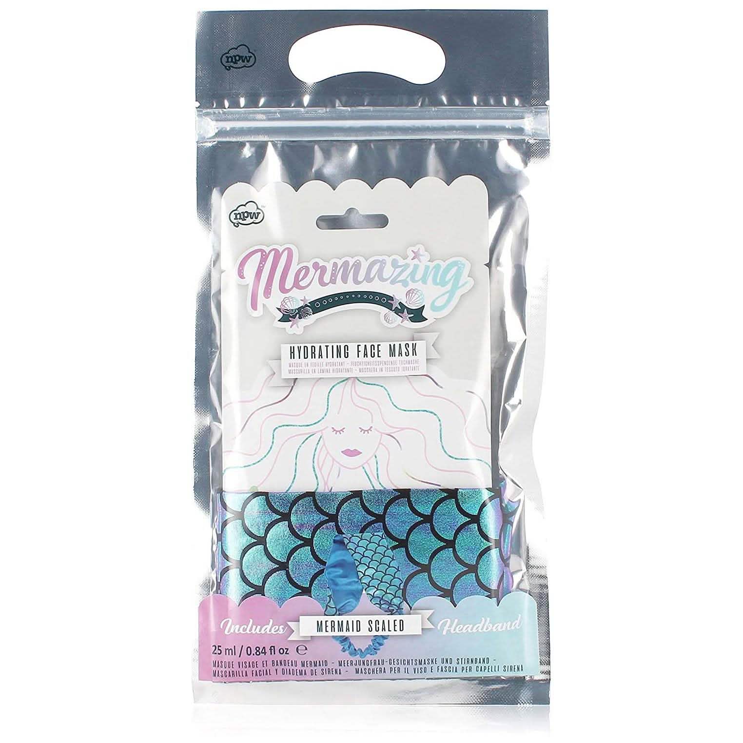 Mermaid Face Mask and Headband Set Wellness & Fitness - DailySale