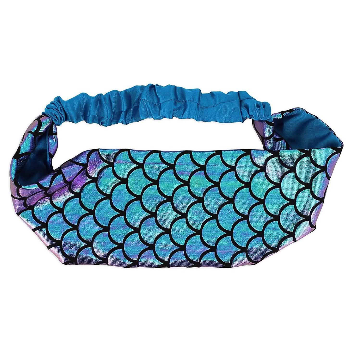 Mermaid Face Mask and Headband Set Wellness & Fitness - DailySale