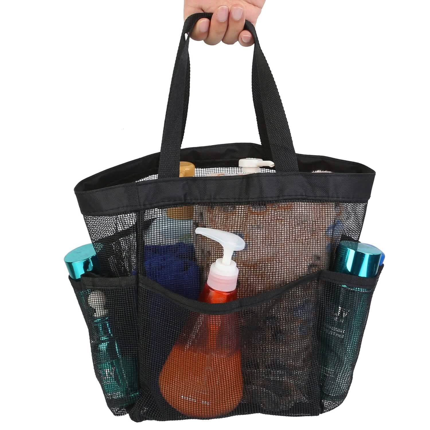 Mesh Shower Caddy Bag Organizer Storage Hanging Basket Bags & Travel - DailySale