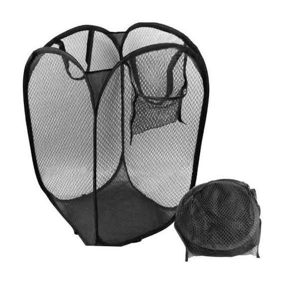 Meshed Up Collapsible Hamper Home Essentials - DailySale