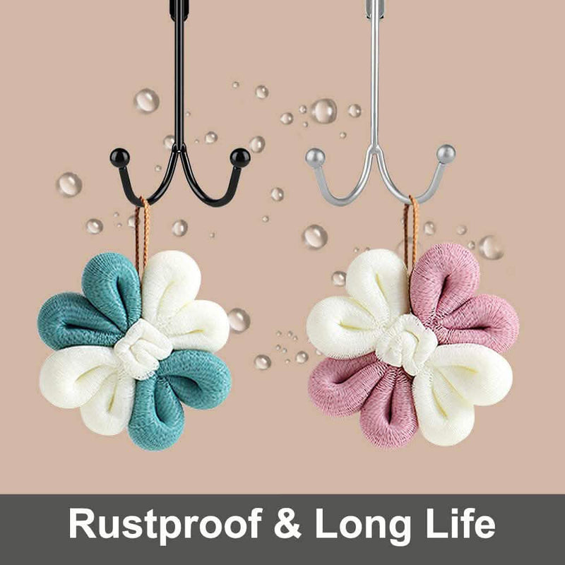 Metal Double Hanging Storage Hooks on Doors Closet & Storage - DailySale