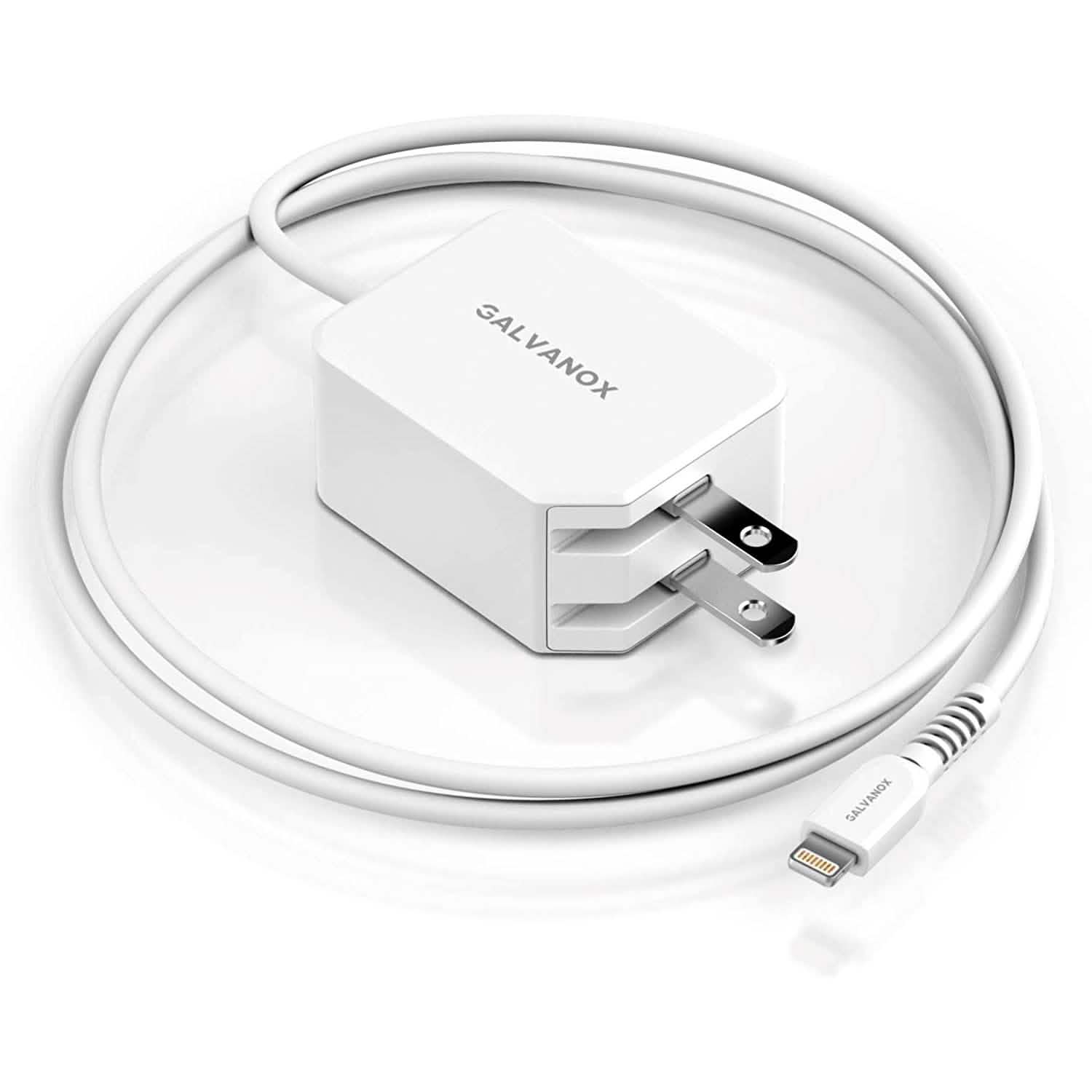 MFi Apple Certified Lightning Fast iPhone Wall Charger Plug for iPhone (20W PD Technology) Mobile Accessories - DailySale