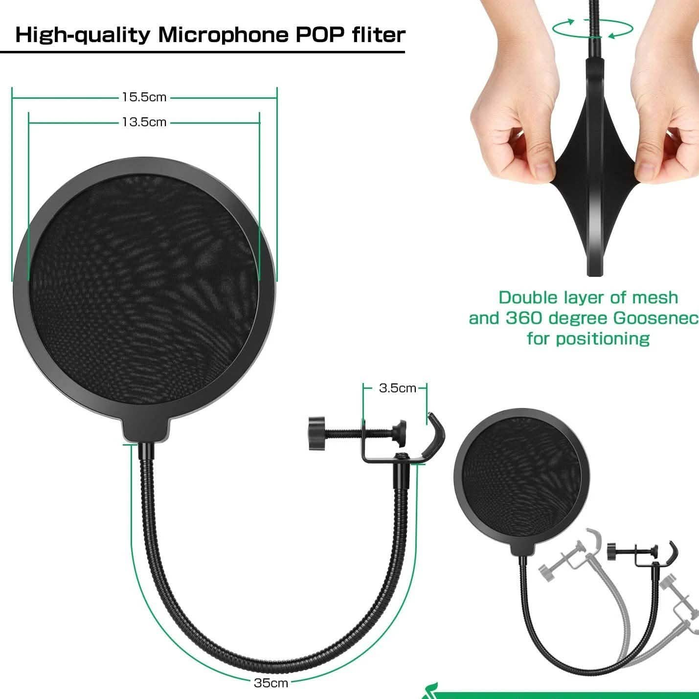 Microphone Arm Stand with Mic Boom Arm Stand Gadgets & Accessories - DailySale