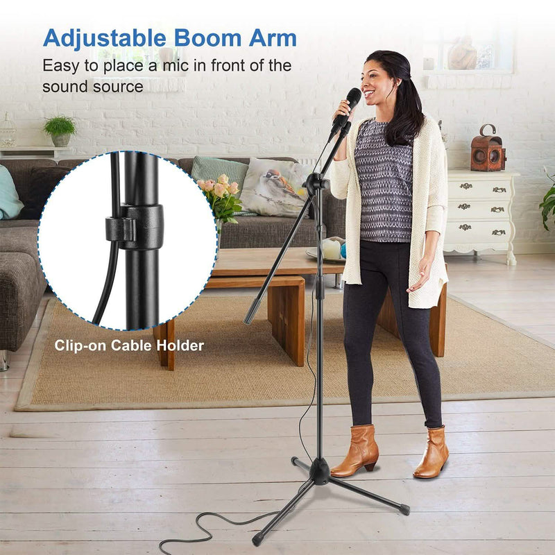 Microphone Stands Tripod Boom Mic Holders Headphones & Audio - DailySale