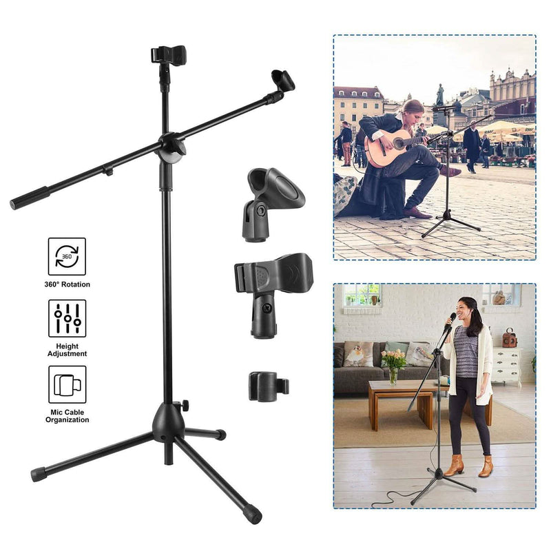 Microphone Stands Tripod Boom Mic Holders Headphones & Audio - DailySale