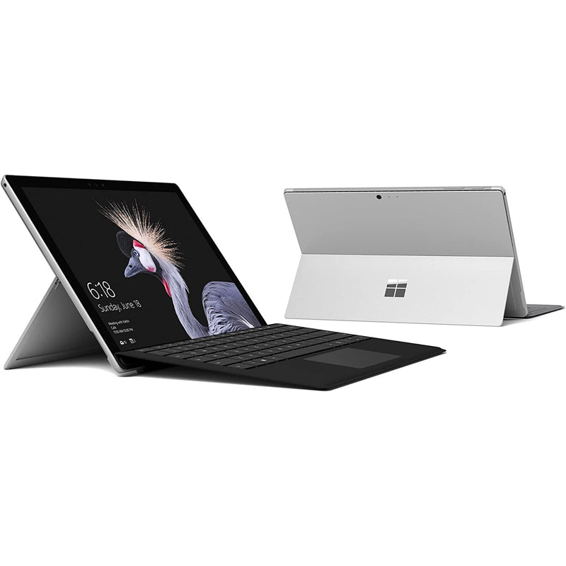 Right-side view of Microsoft Surface Pro Signature Type Cover - Black (Refurbished), available at Dailysale