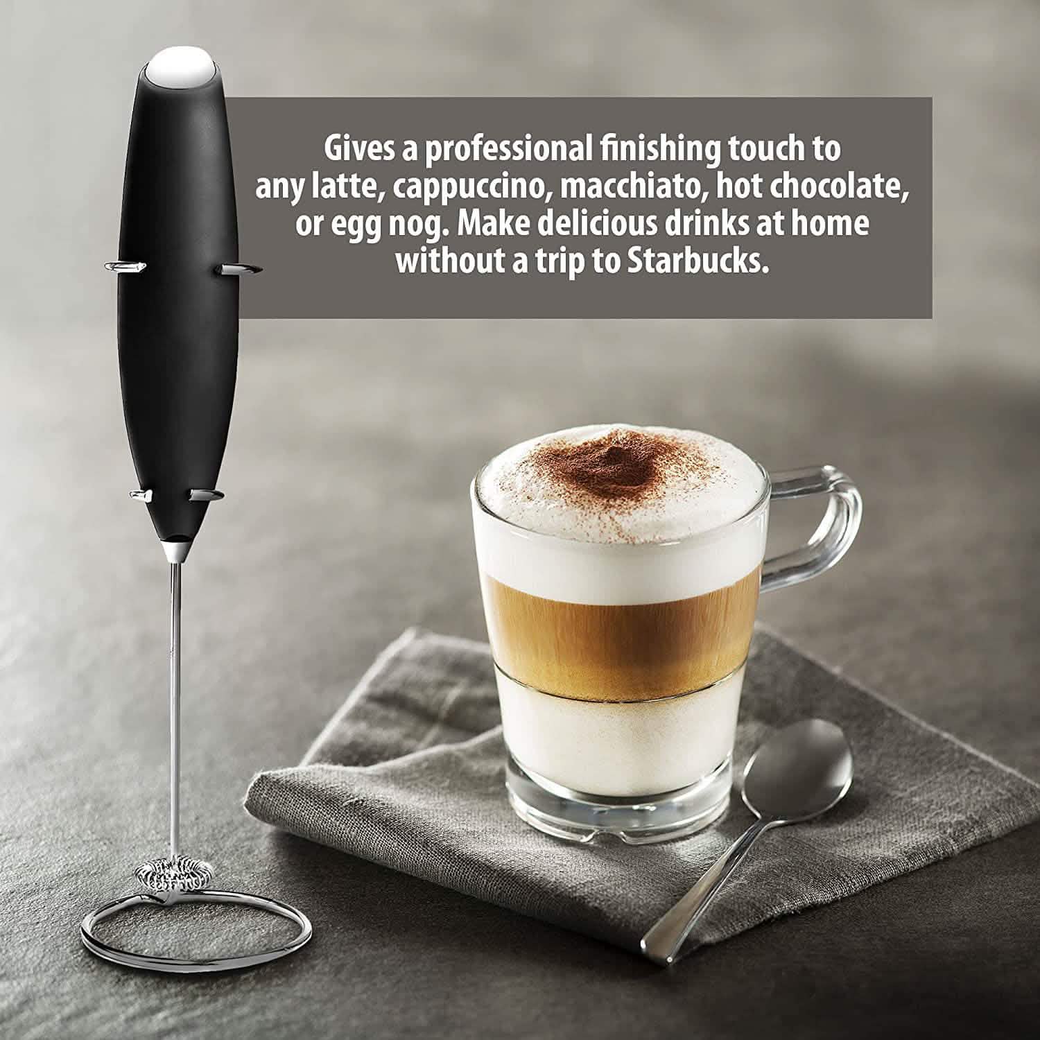 Milk Frother Handheld Foam Maker for Latte Kitchen & Dining - DailySale