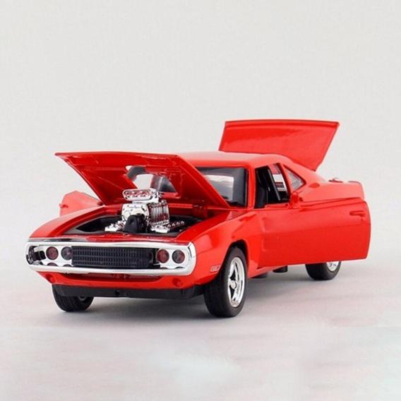 Mini Auto 1:32 The Fast and The Furious Dodge Alloy Car Toy Toys & Hobbies Red - DailySale