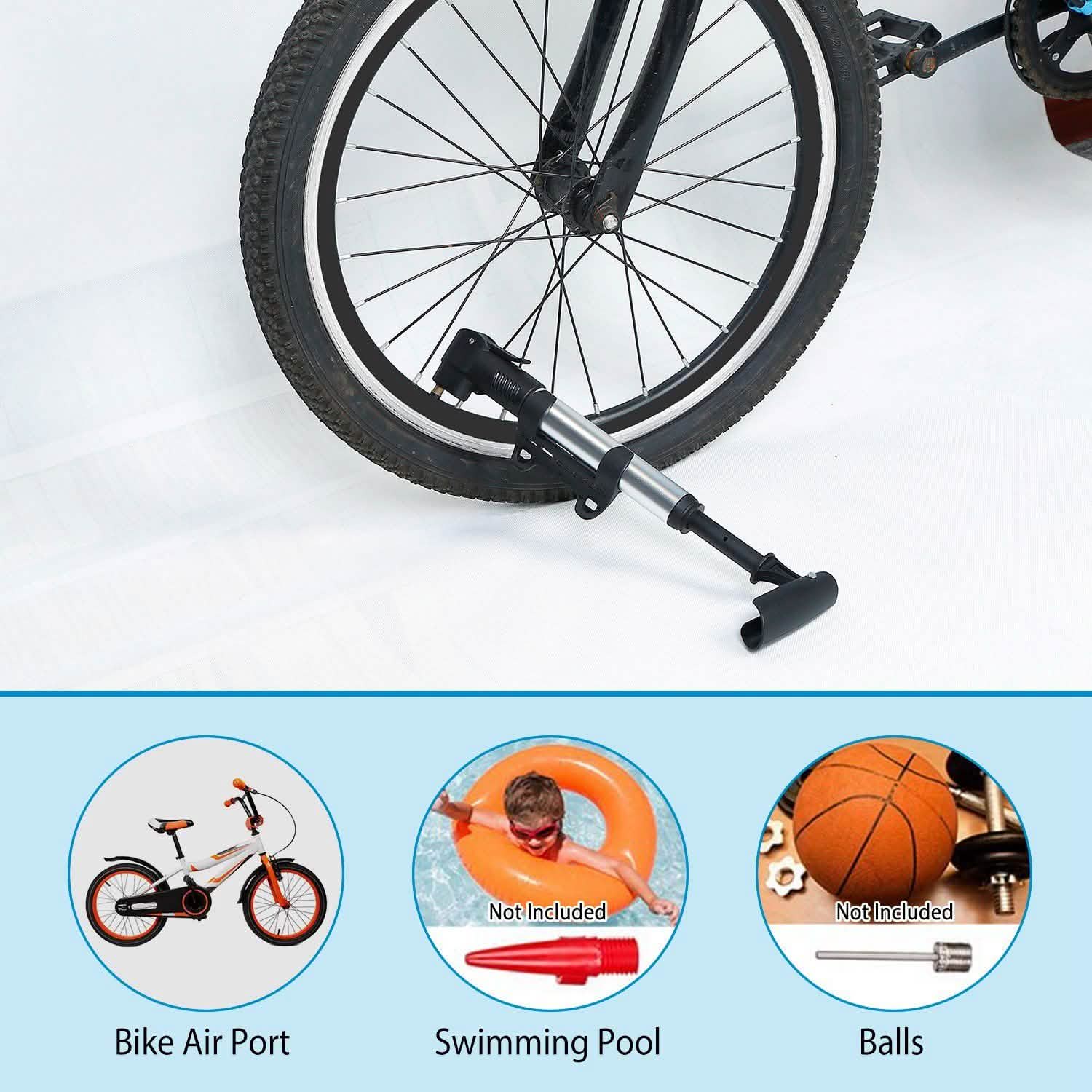 Mini Bike Pump Portable Bicycle Tire Inflator Sports & Outdoors - DailySale