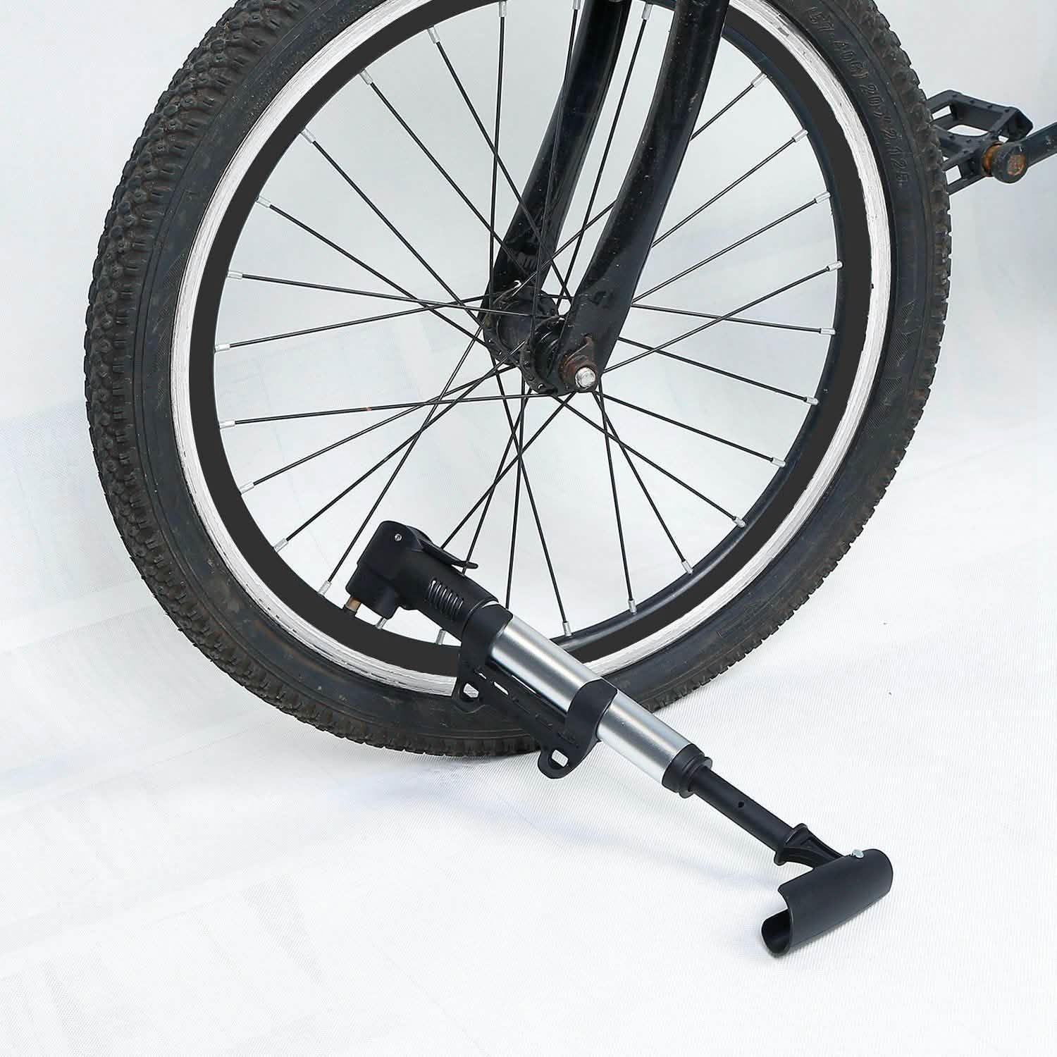 Mini Bike Pump Portable Bicycle Tire Inflator Sports & Outdoors - DailySale