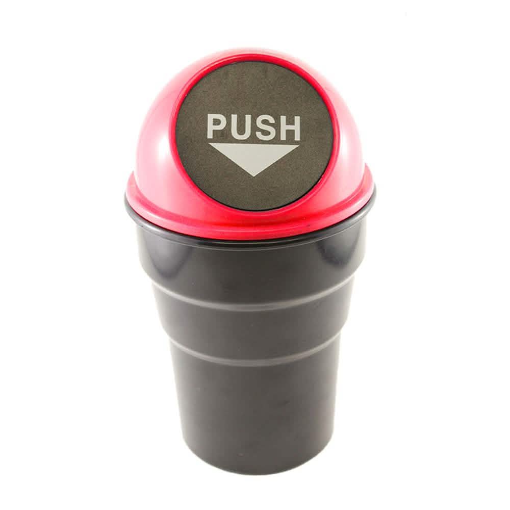 Mini Car Trash Bin Automotive Red - DailySale
