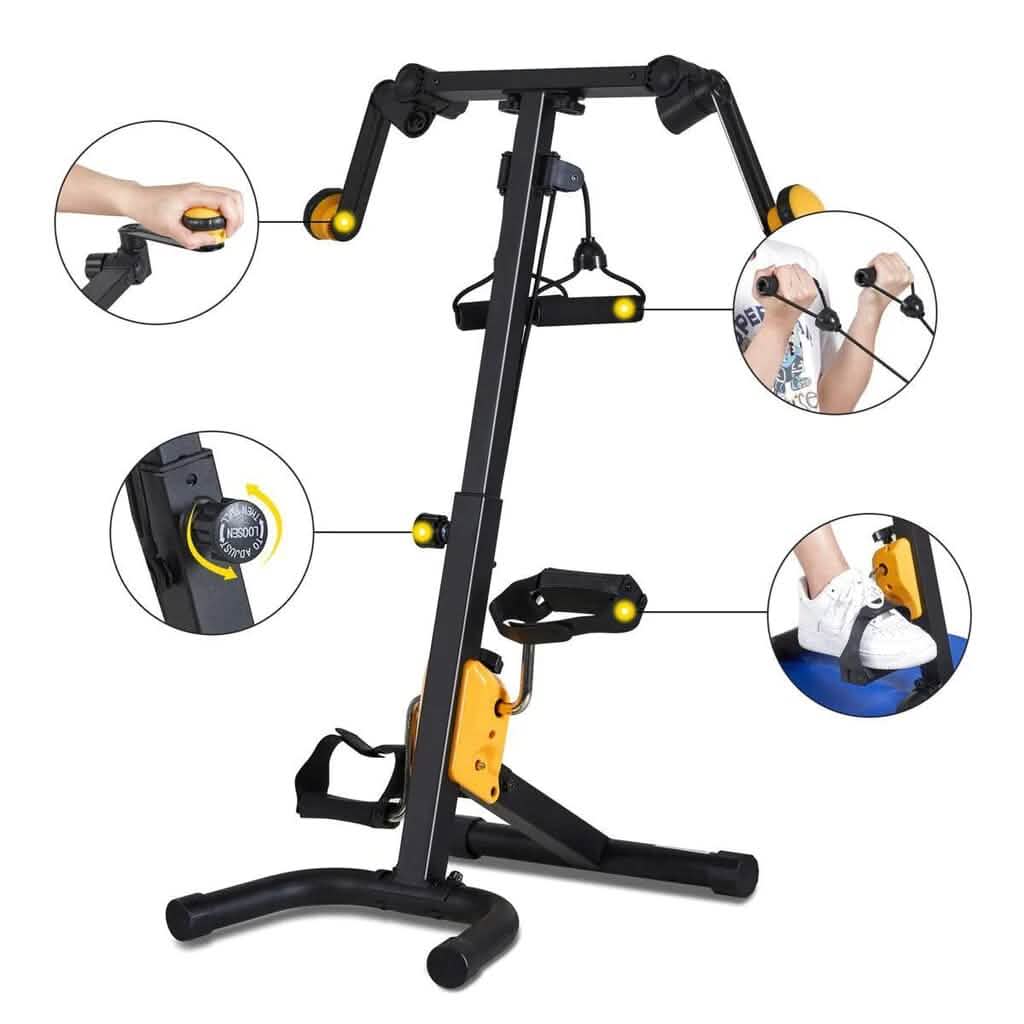 Mini Compact Exercise Bike Peddler Exercise Bike Fitness - DailySale