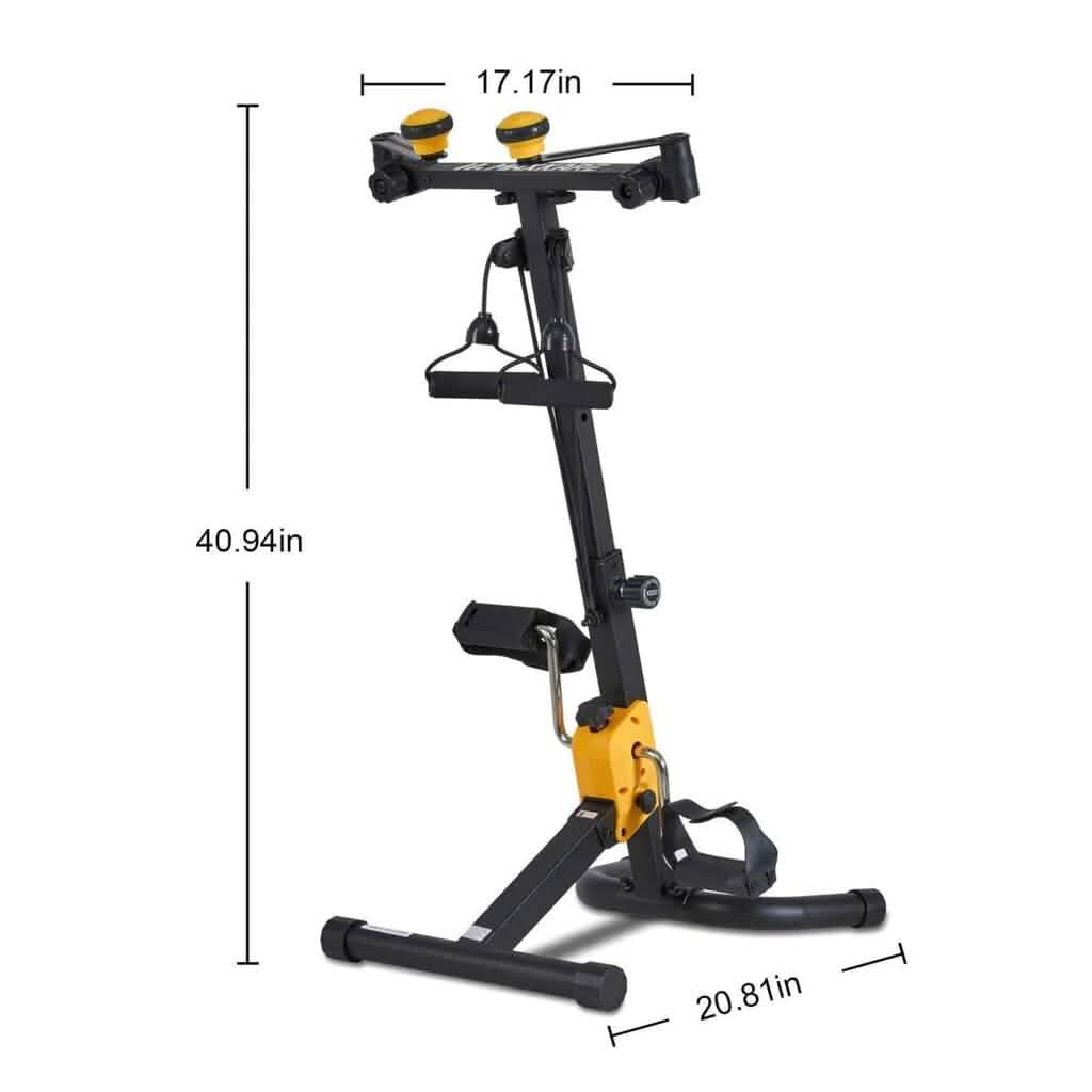 Mini Compact Exercise Bike Peddler Exercise Bike Fitness - DailySale