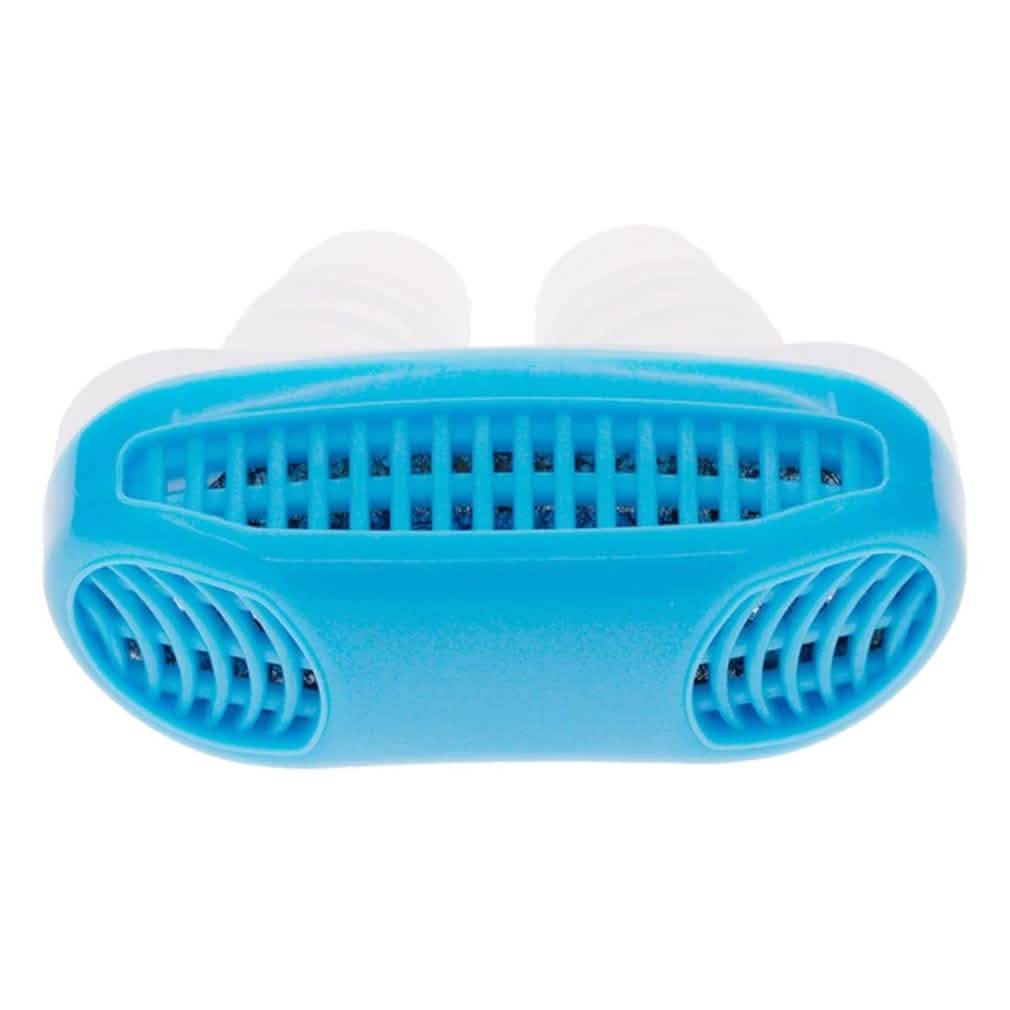 Mini CPAP Anti-Snoring Sleep Apnea Nasal Device & Case Wellness & Fitness Blue - DailySale