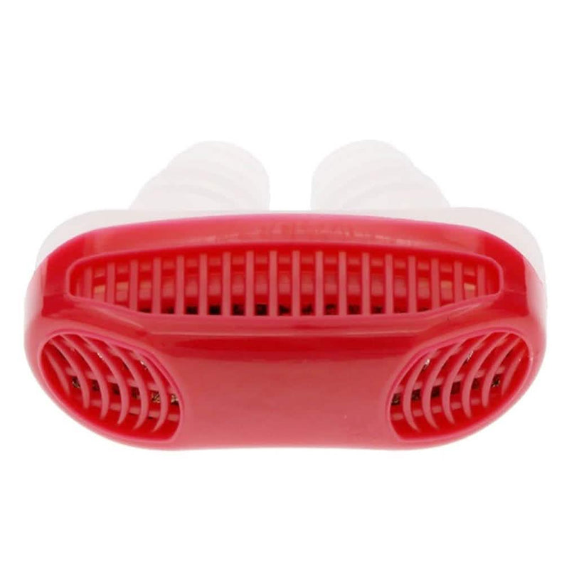 Mini CPAP Anti-Snoring Sleep Apnea Nasal Device & Case Wellness & Fitness Red - DailySale