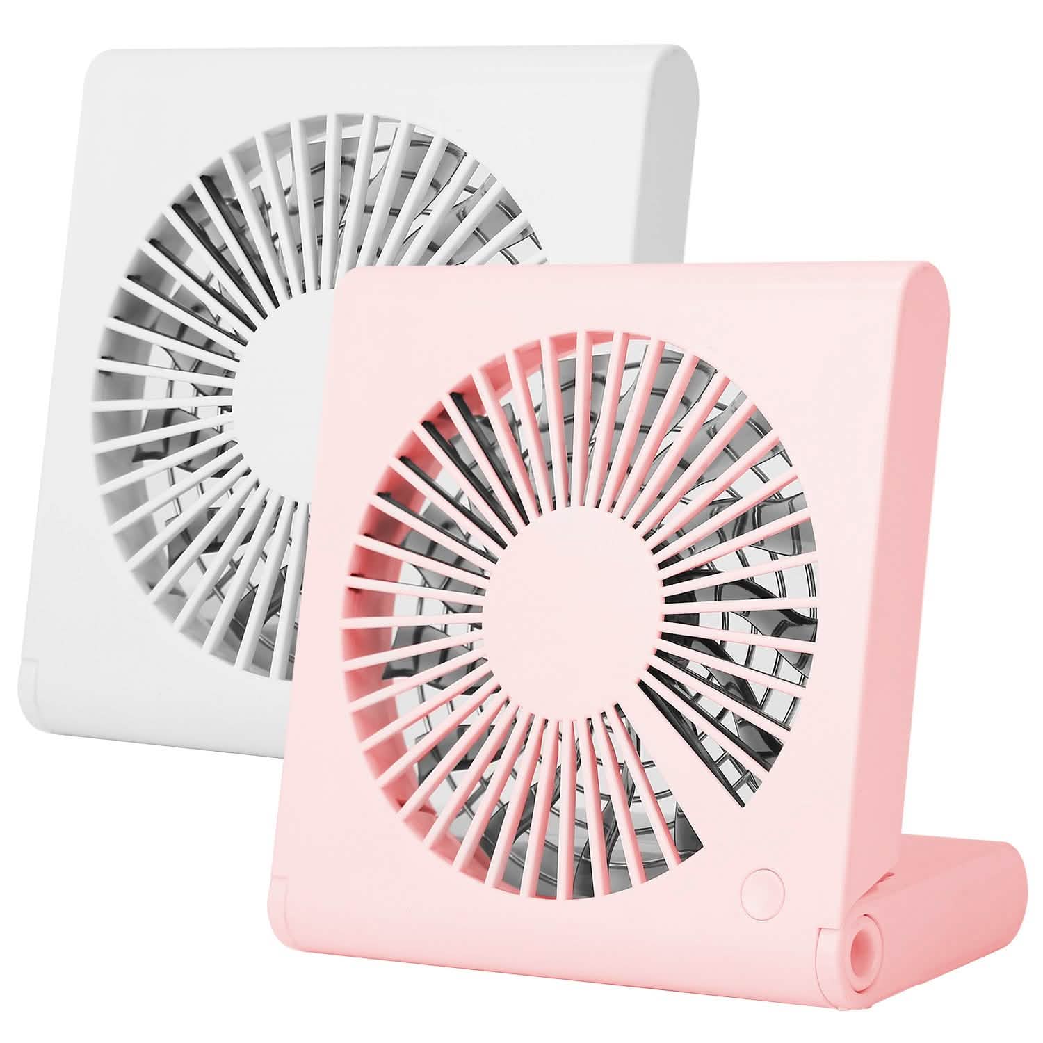 Mini Electric Desk Fan USB Rechargeable