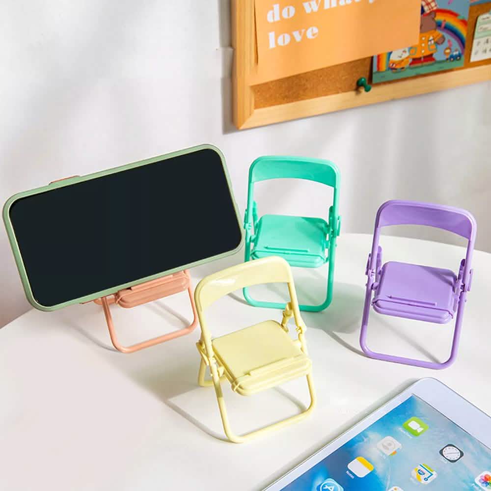 Mini Folding Chair Phone Holder Mobile Accessories - DailySale