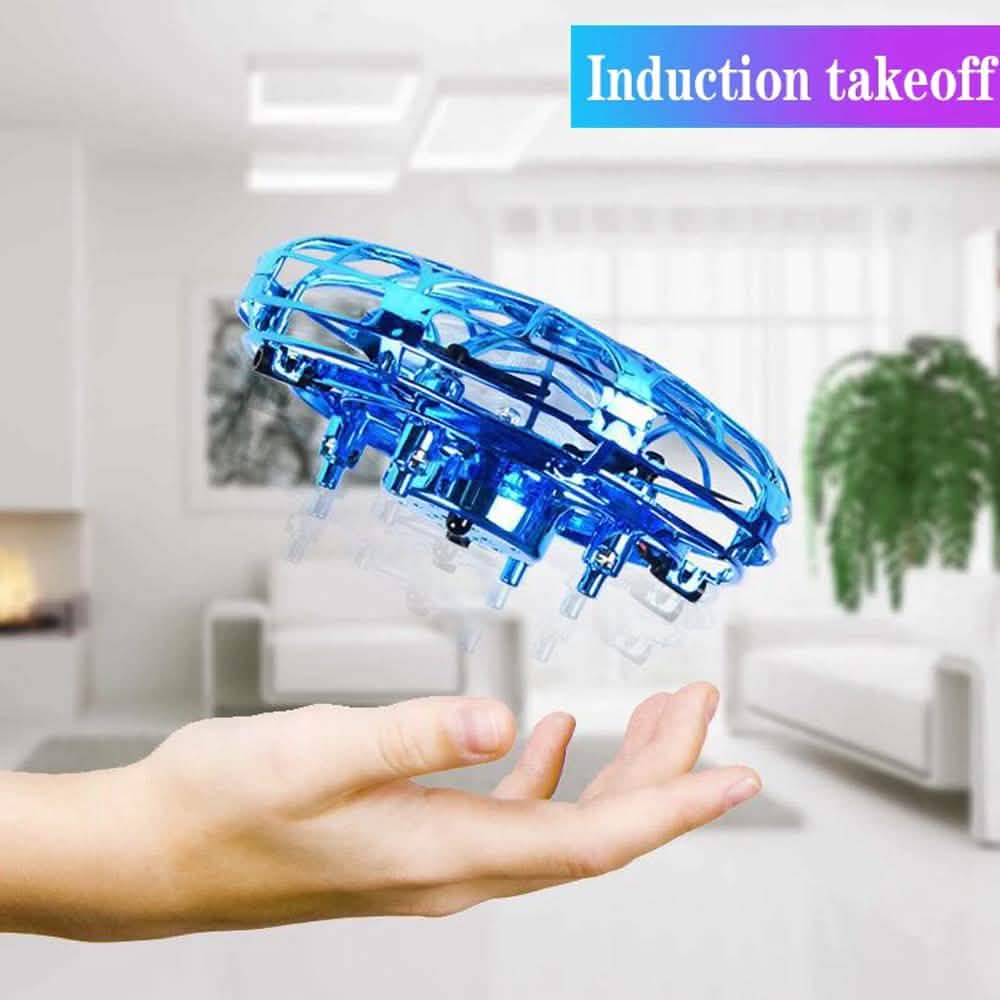 Mini Helicopter UFO RC Drone Infraed Hand Sensing Aircraft Cameras & Drones - DailySale