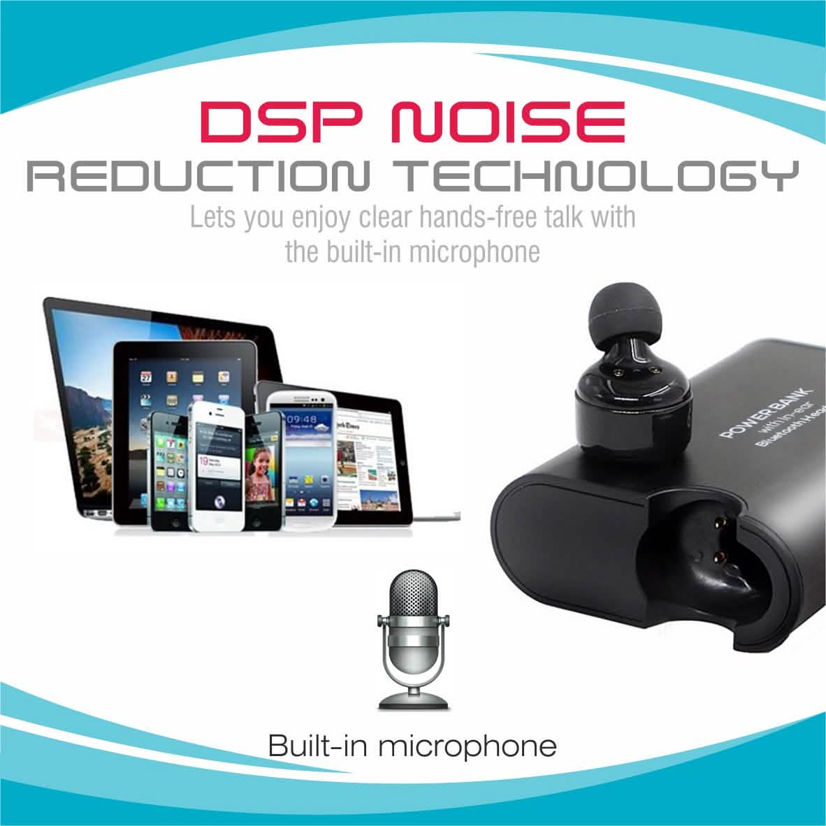 Mini Invisible Wireless Bluetooth 10.0 Stereo In-Ear Headset Headphones & Speakers - DailySale