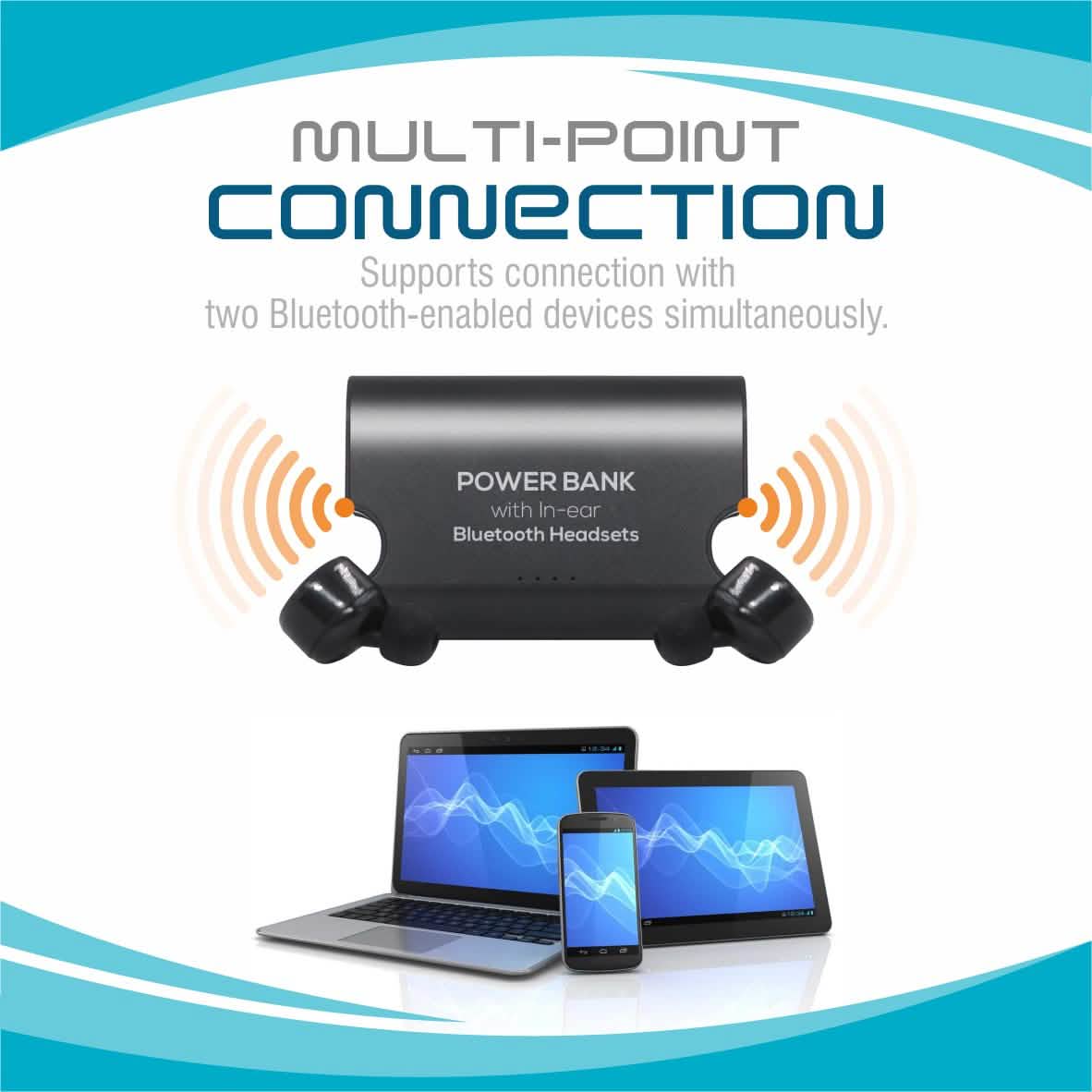 Mini Invisible Wireless Bluetooth 10.0 Stereo In-Ear Headset Headphones & Speakers - DailySale