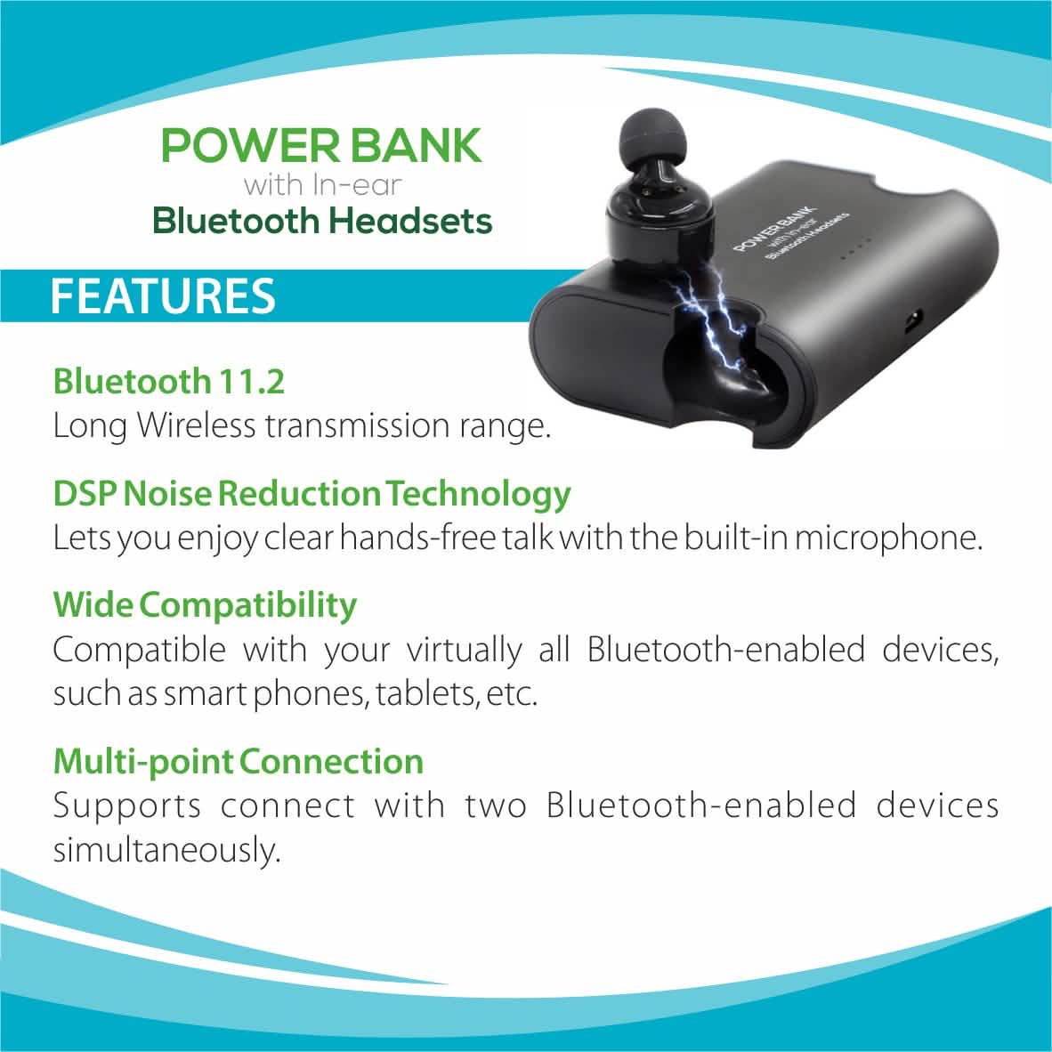 Mini Invisible Wireless Bluetooth 10.0 Stereo In-Ear Headset Headphones & Speakers - DailySale