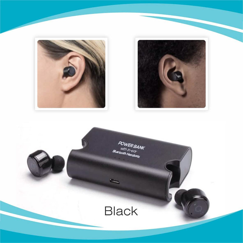 Mini Invisible Wireless Bluetooth 10.0 Stereo In-Ear Headset Headphones & Speakers - DailySale