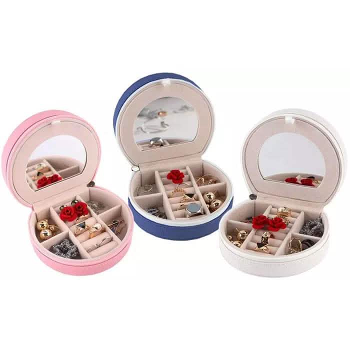 Mini Portable Travel Jewelry Box & Jewelry Organizer Closet & Storage - DailySale