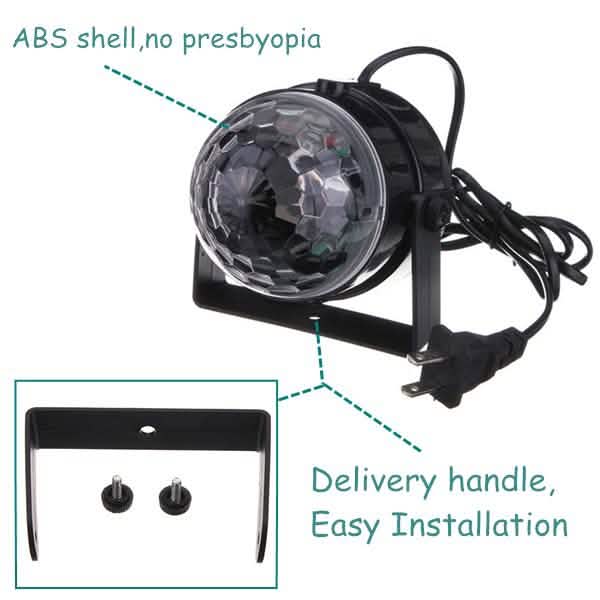 Mini RGB LED Light Crystal Magic Ball Lighting & Decor - DailySale