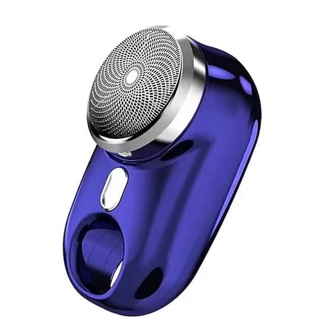 Mini-Shave Portable Electric Shaver for Men Men's Grooming Blue - DailySale