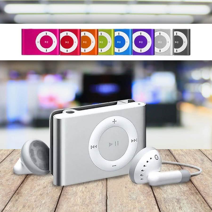 Mini Shuffling MP3 Player with USB Cable and Headphones Gadgets & Accessories - DailySale