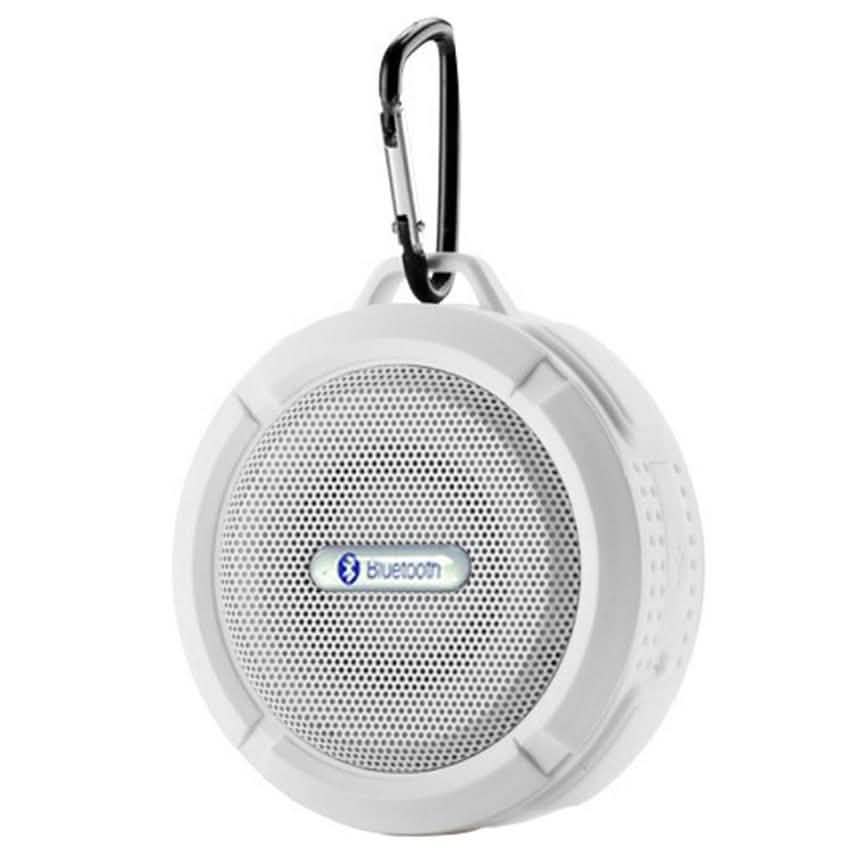 Mini Waterproof Bluetooth Speaker Speakers White - DailySale