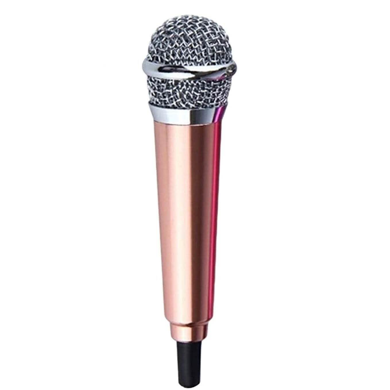 Miniature Metal Microphone for Karaoke with 3.5 mm Universal Cable Gadgets & Accessories - DailySale