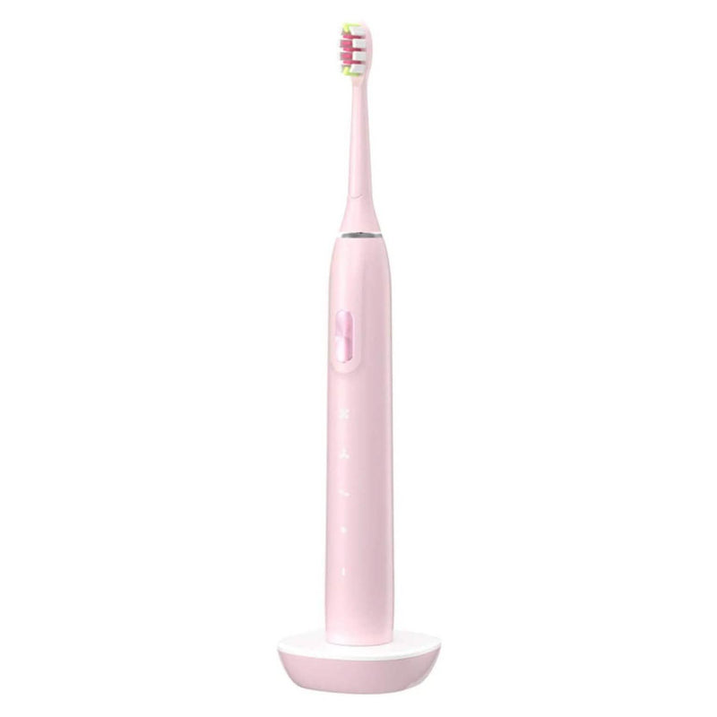 Miniluck Rechargeable Electric Toothbrush with Replacement Toothbrush Heads Beauty & Personal Care Pink - DailySale