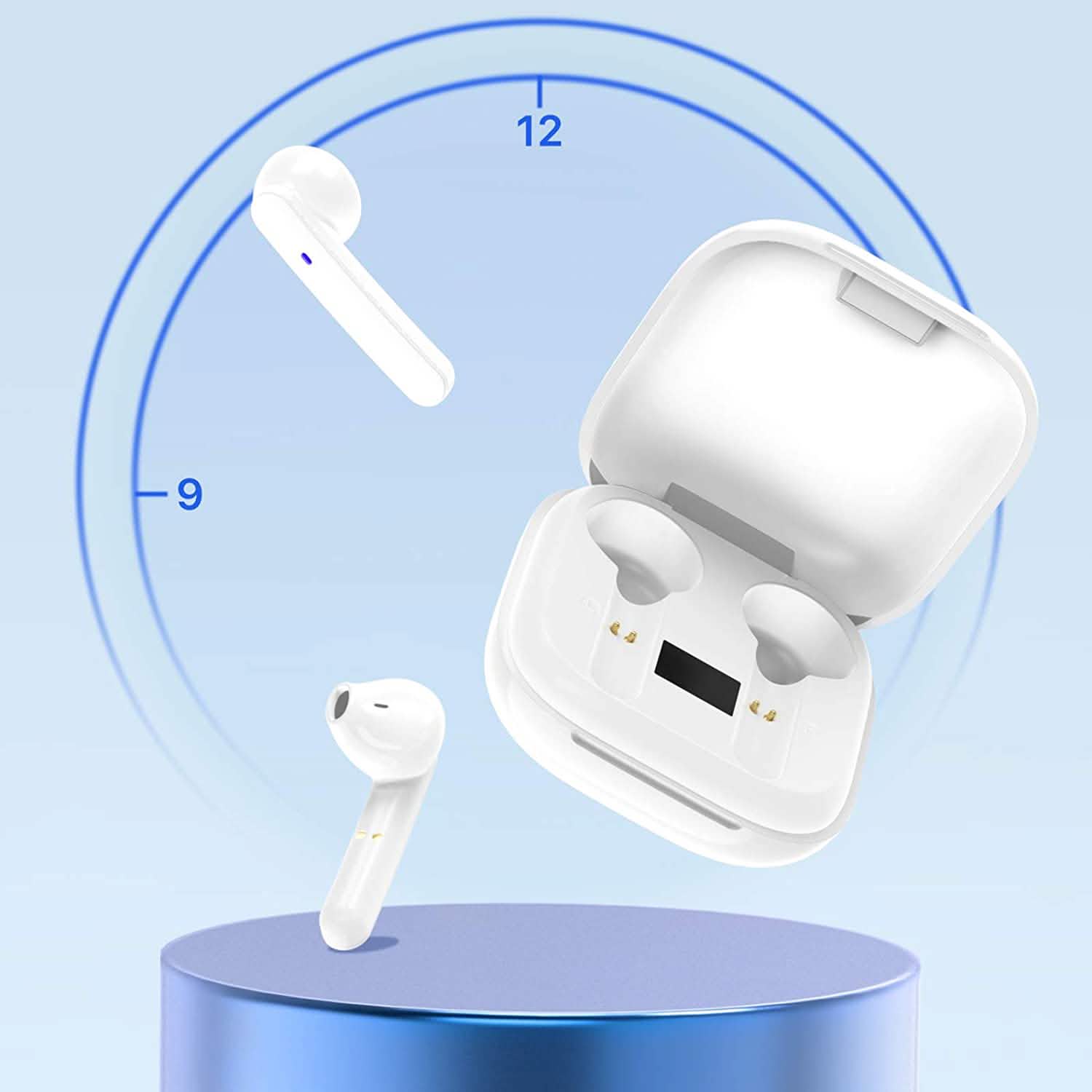 Miracase Wireless Earbuds Bluetooth 5.0 Headphones with USB-C Charging Case Headphones & Audio - DailySale