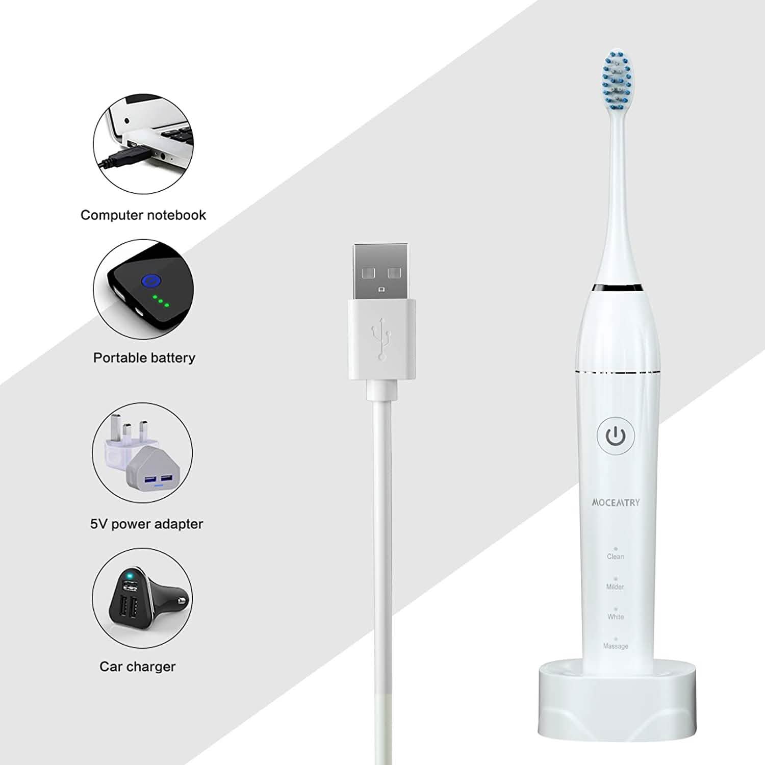 MOCEMTRY Sonic Electric Toothbrush Beauty & Personal Care - DailySale