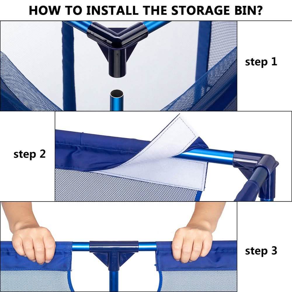 Modern Blue Pool Storage Bin Everything Else - DailySale