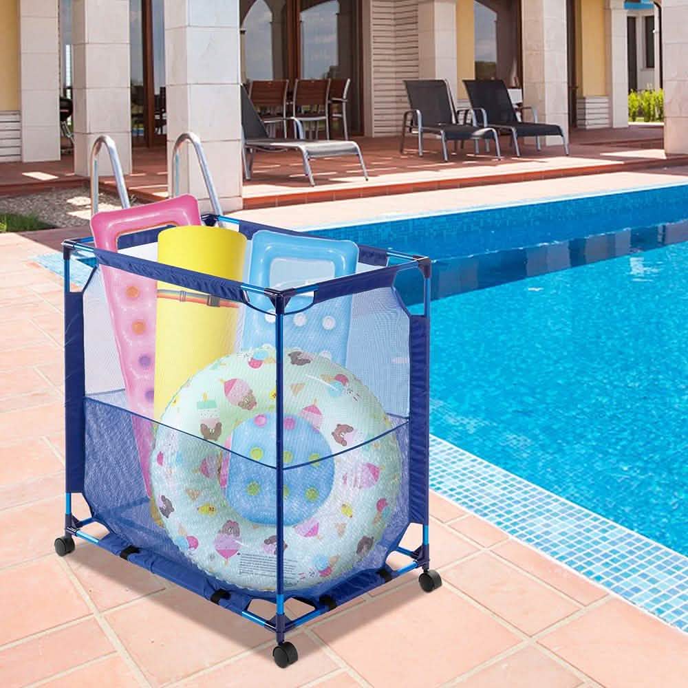 Modern Blue Pool Storage Bin Everything Else - DailySale