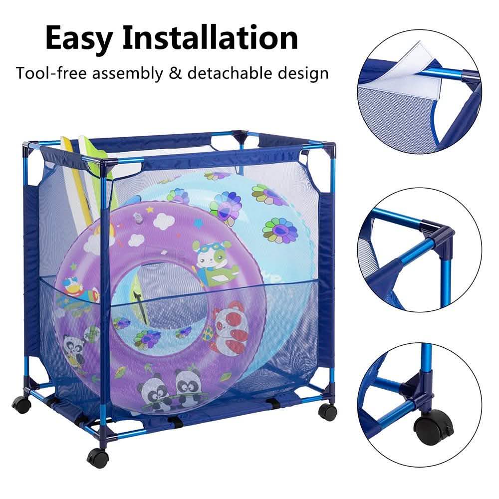 Modern Blue Pool Storage Bin Everything Else - DailySale