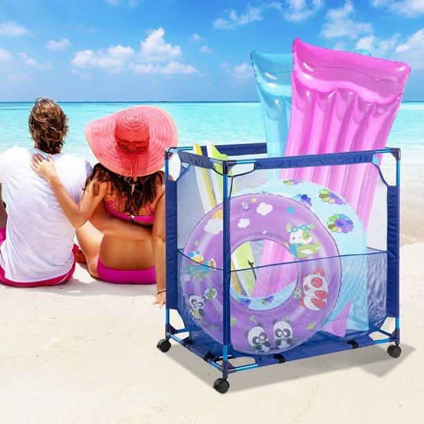 Modern Blue Pool Storage Bin Everything Else - DailySale