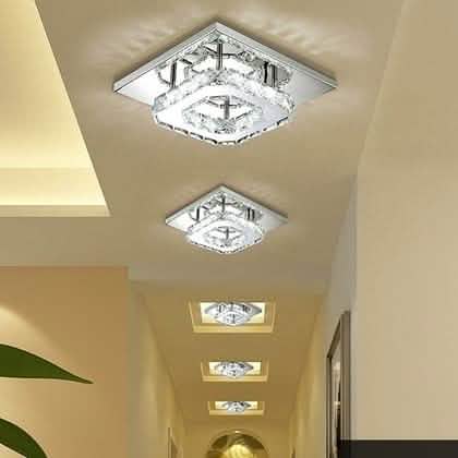Modern LED Crystal Ceiling Lamp Lighting & Decor - DailySale