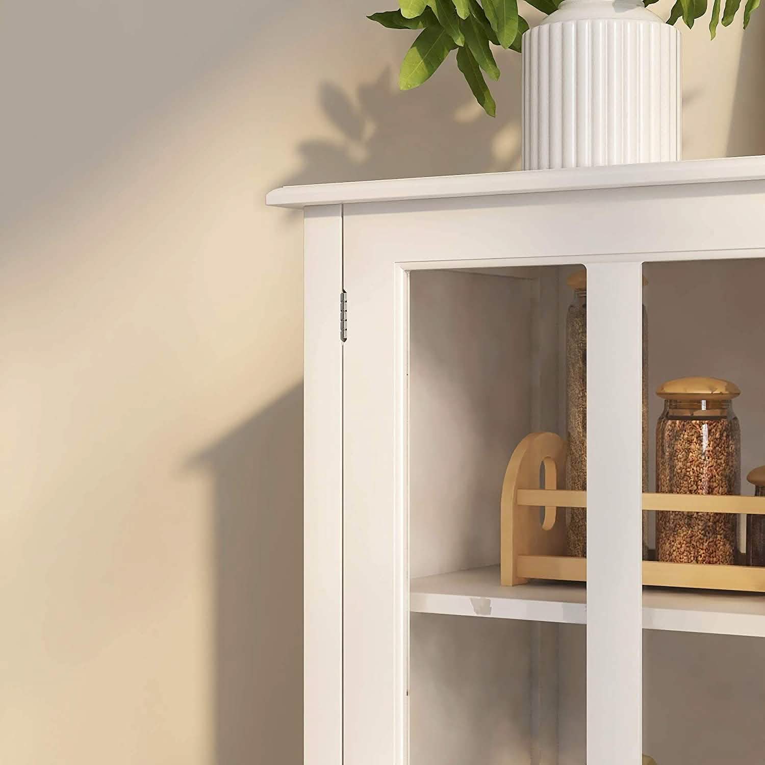 Modern Storage Cabinet with Metal Handles Furniture & Decor - DailySale