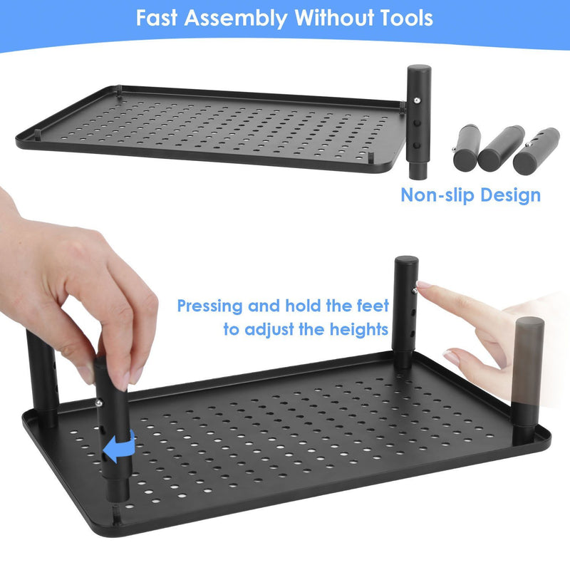 Monitor Stand Riser 3 Height Adjustable Desk Computer Accessories - DailySale