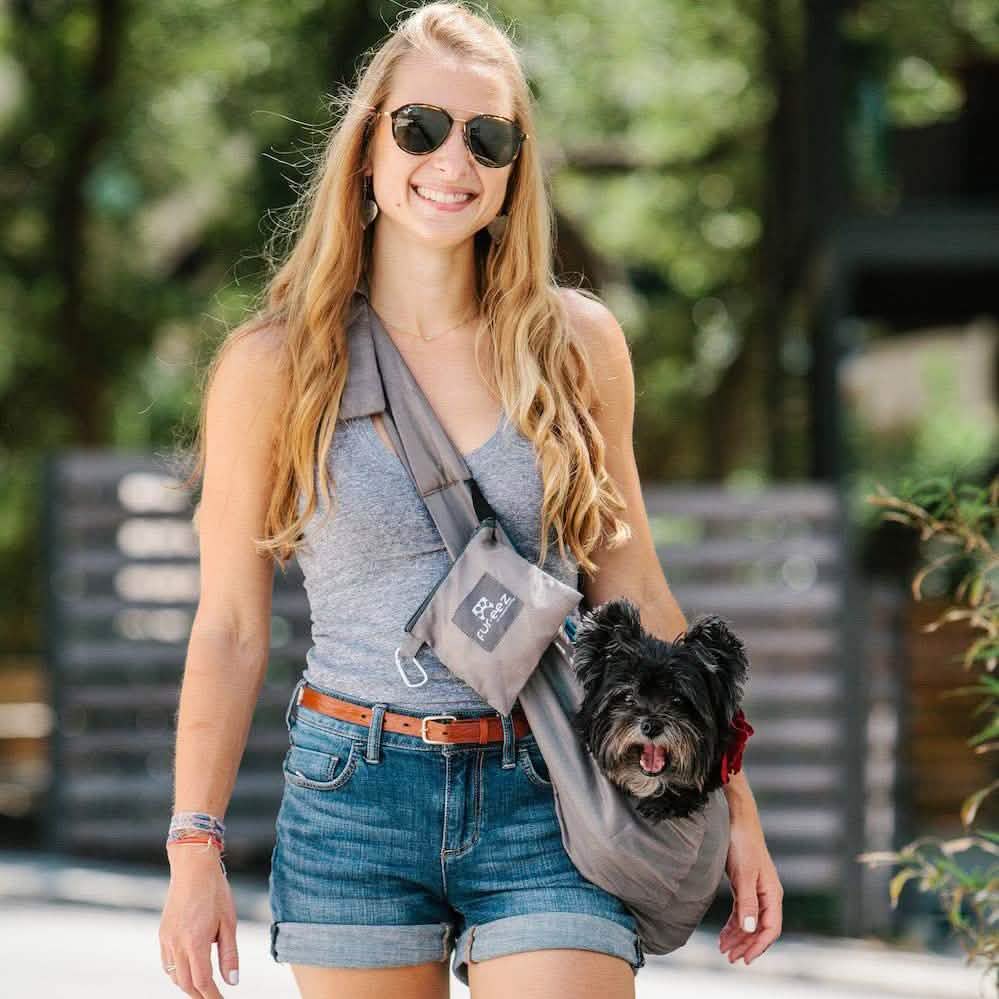 Monkey Mat Fur-EEZ Pet Sling Carrier Pet Supplies - DailySale