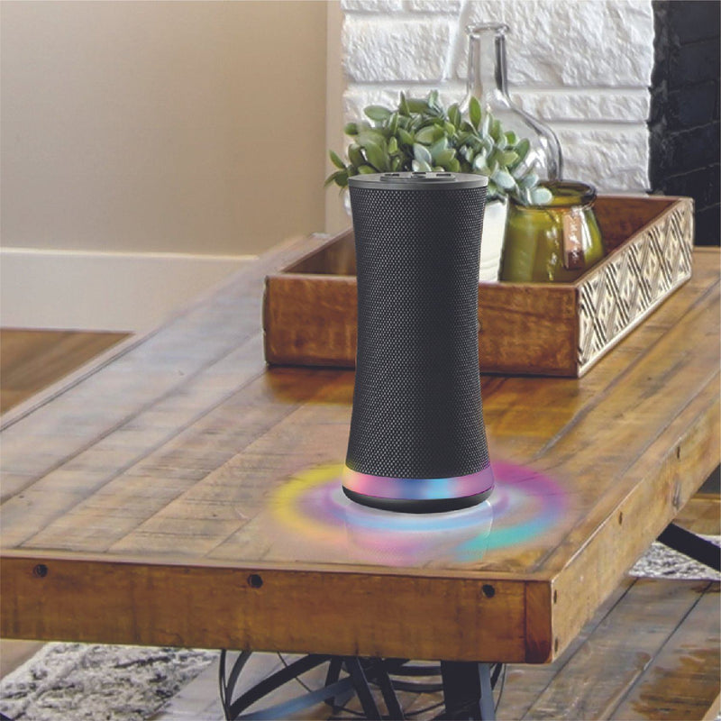 Mood Tower Multi-Color LED Light Wireless Speaker on table