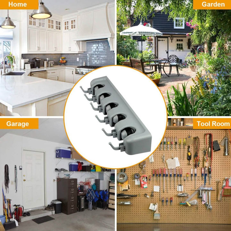 Mop Holder Wall Mount Organizer Closet & Storage - DailySale