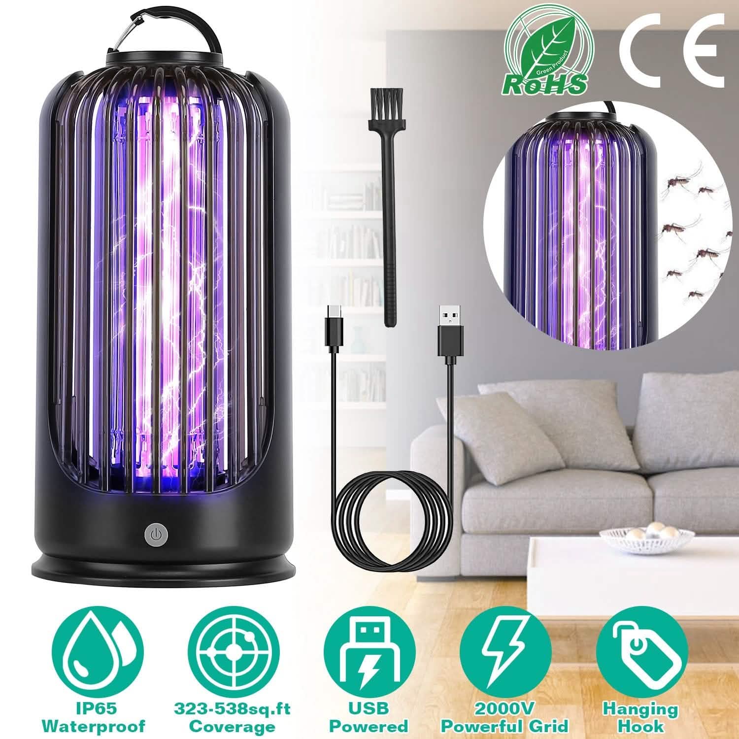 Mosquito Killer Lamp 2000V High Powered Pest Control Pest Control - DailySale