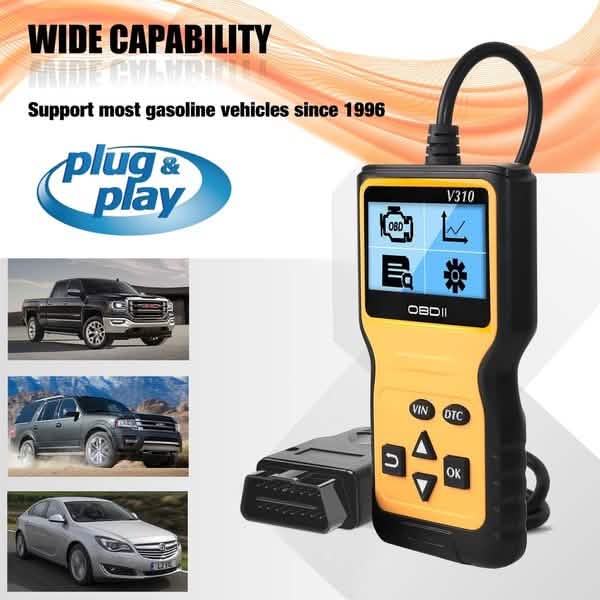 MOTOPOWER MP69033 OBD2 Scanner Universal Car Engine Fault Code Reader Automotive - DailySale