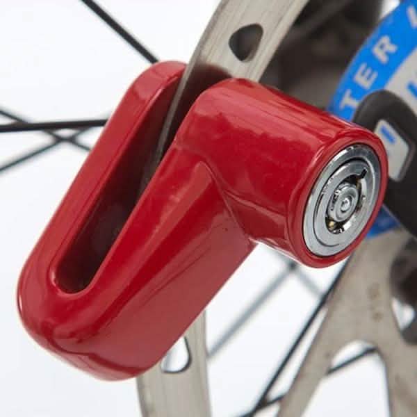 Motorcycle Security Anti-Theft Lock Sports & Outdoors Red - DailySale