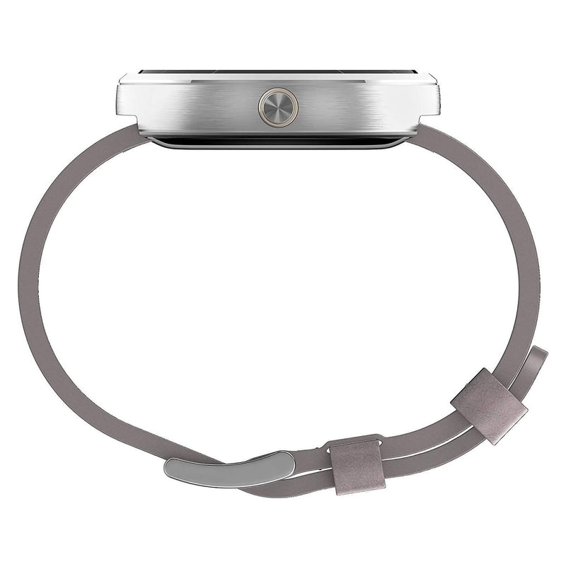 Motorola Moto 360 - Stone Grey Leather Smart Watch Gadgets & Accessories - DailySale